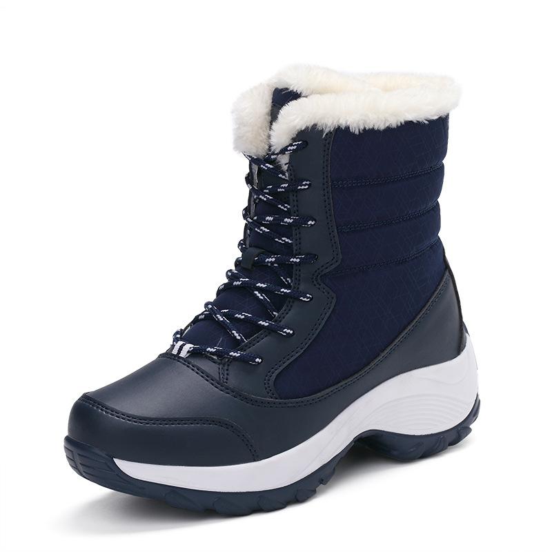  mouton boots snow boots lady's boots short boots snow for boots reverse side nappy boots is ikatto protection against cold . manner waterproof . slide guarantee . winter warm thickness bottom 