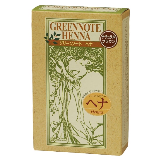 グリーンノートヘナ 100g （ナチュラルブラウン）× 2箱の商品画像