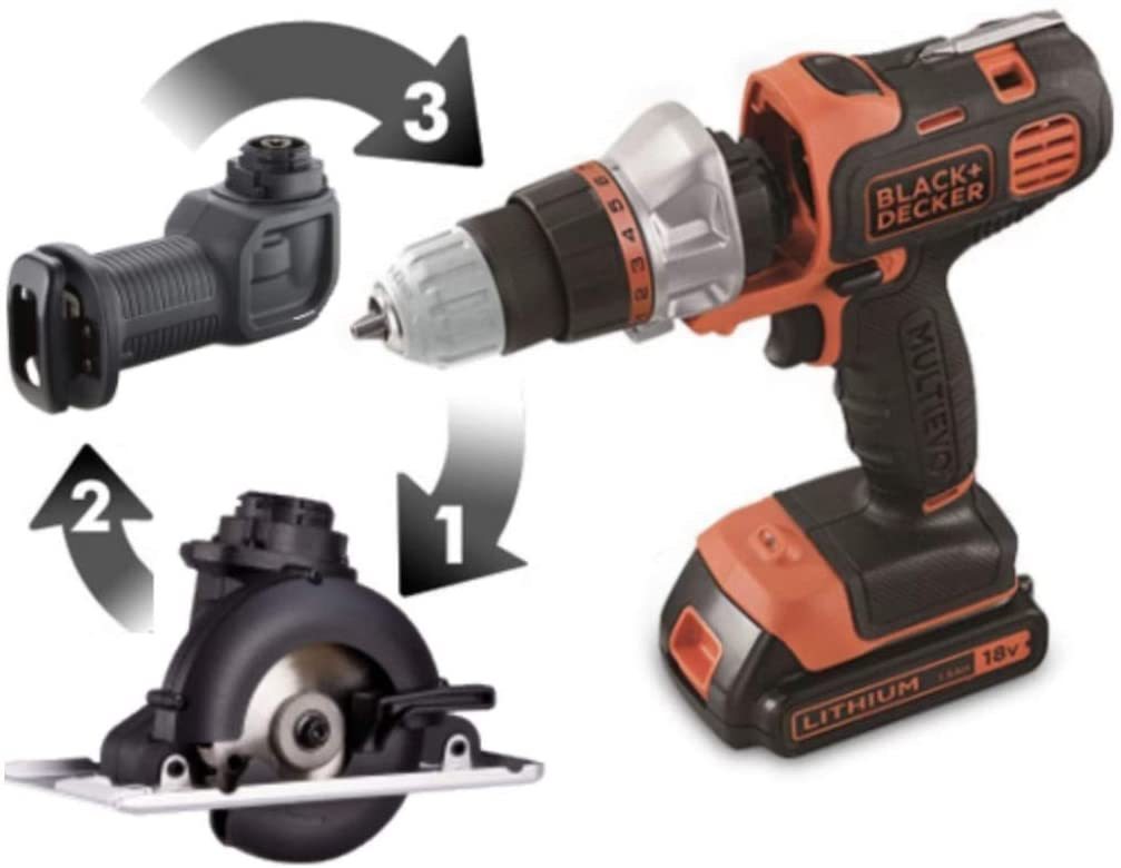 ブラックアンドデッカー 　ドリルドライバーと丸ノコのキット コストコ 18Vバッテリー2個付属 ブラックアンドデッカー 電動マルチ