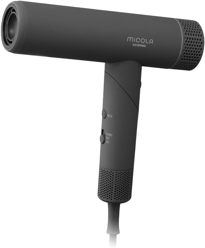 IRIS OHYAMA イオンドライヤー HDR-M401-H（ダークグレー） MiCOLA