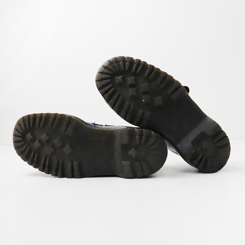  Dr. Martens Dr. Martens BELLE толщина низ Loafer UK4/ черный 2 ремешок балка кожа обувь 23cm[2400013712774]