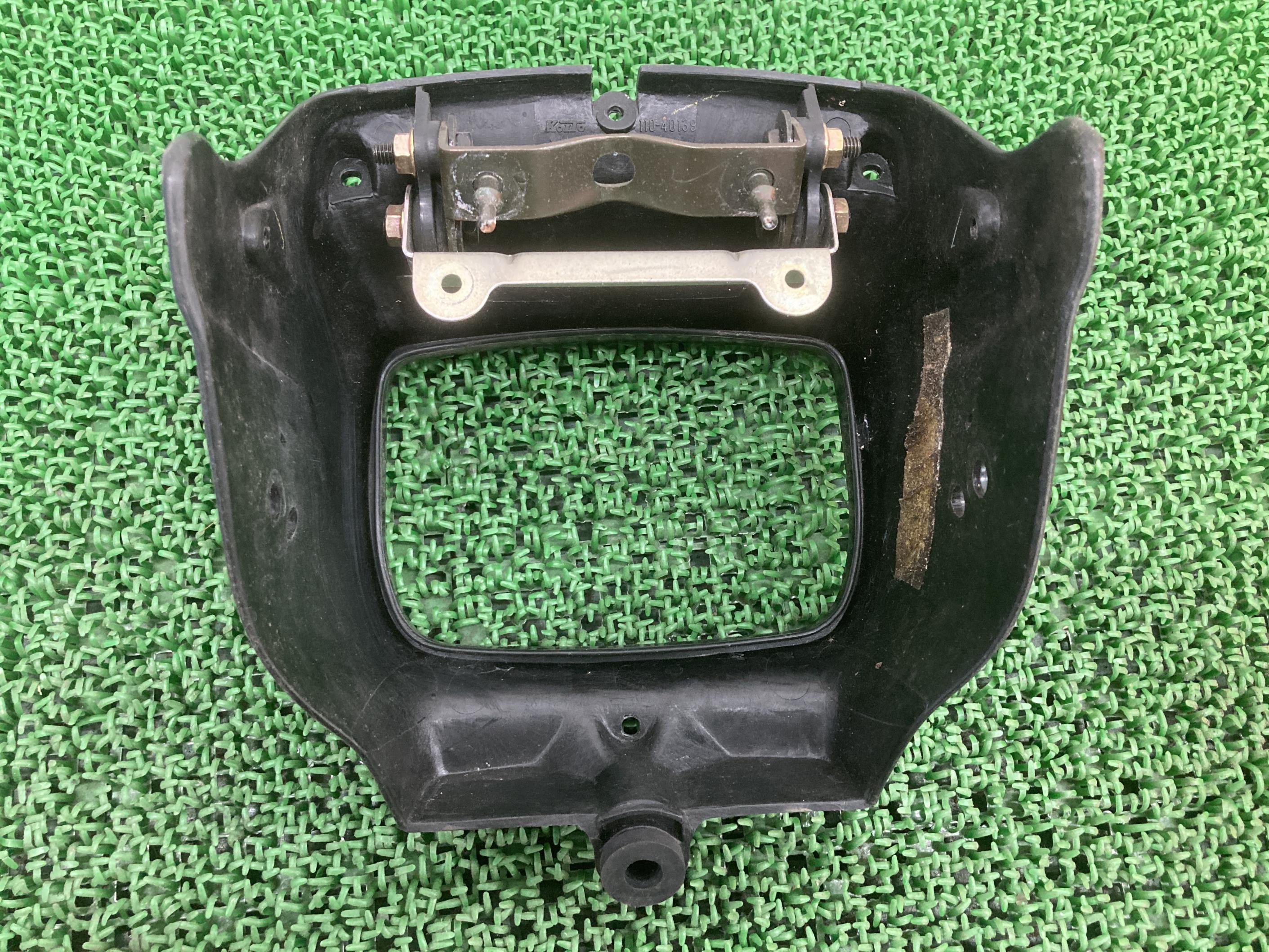 D Tracker KLX250 обтекатель фар чёрный 110-40139 Kawasaki оригинальный б/у мотоцикл детали LX250E нет трещин нехватка товара редкий товар техосмотр "shaken" Genuine