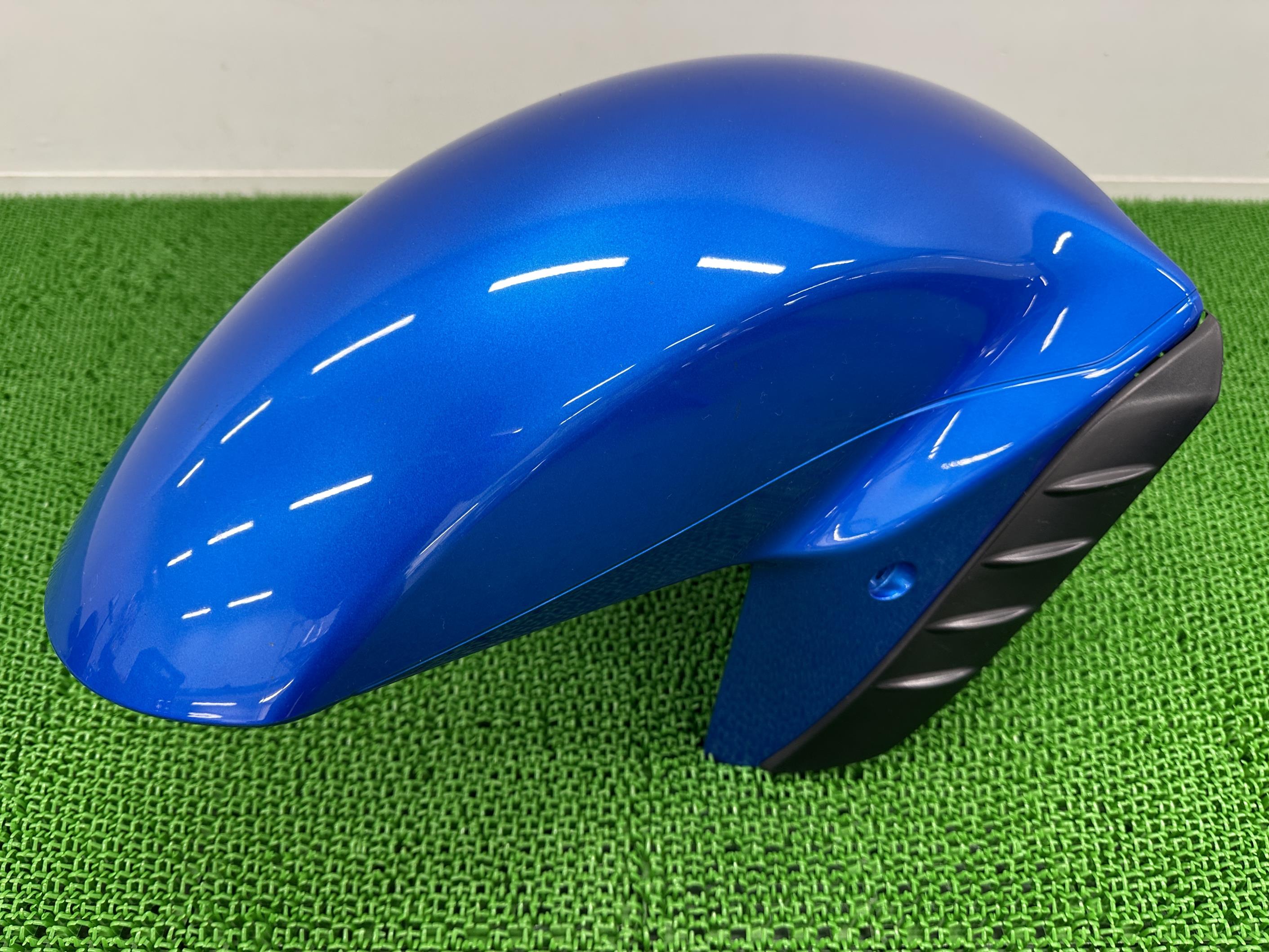 ZZ-R1400 переднее крыло синий M 35004-0089 Kawasaki оригинальный б/у мотоцикл детали ZX1400A ZXT40A ZX-14R состояние хороший нет трещин 