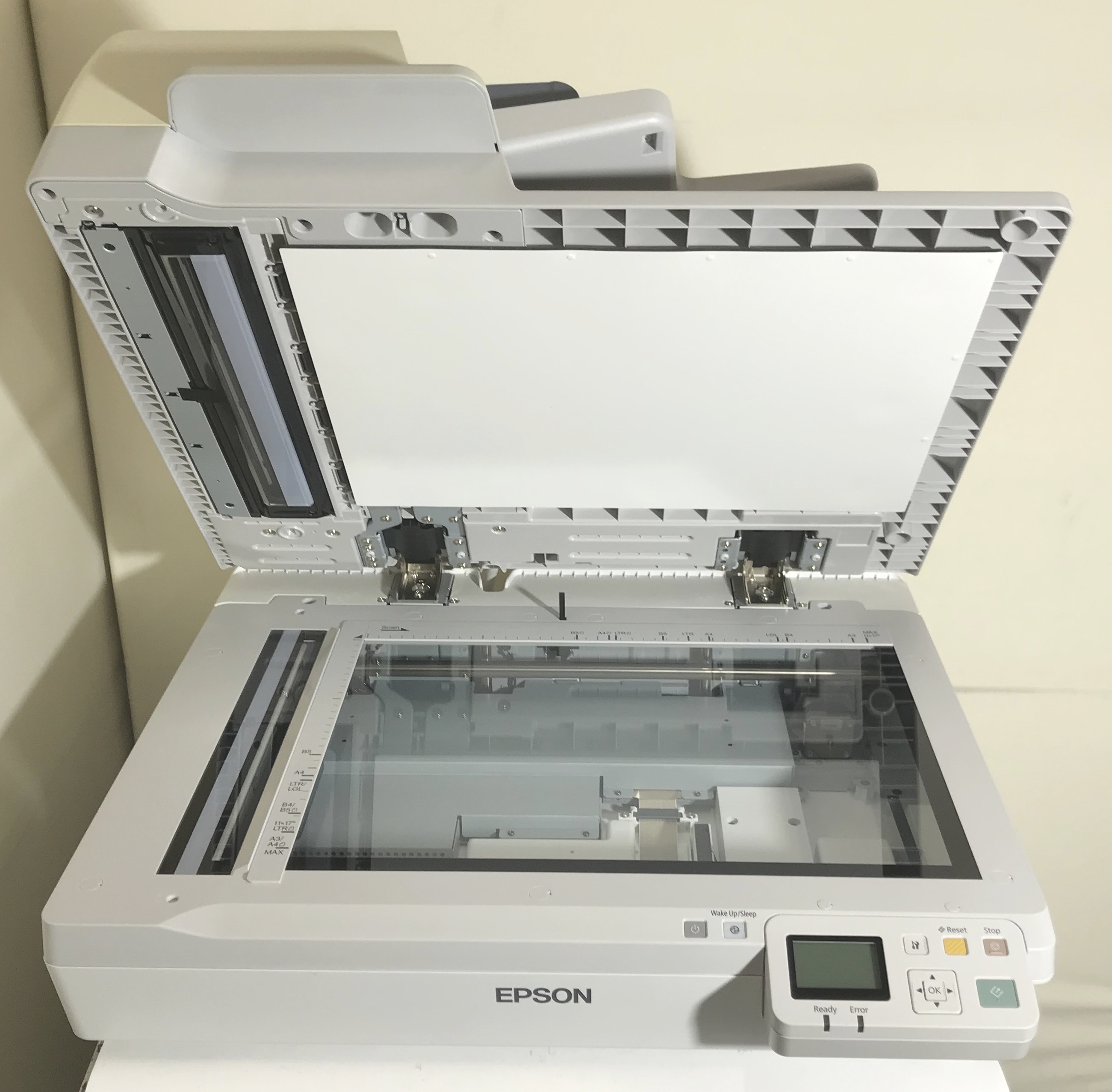 [ Saitama departure ][EPSON]A3 document scanner DS-60000 * network panel installing * counter 454 sheets * operation verification settled * (9-4218)