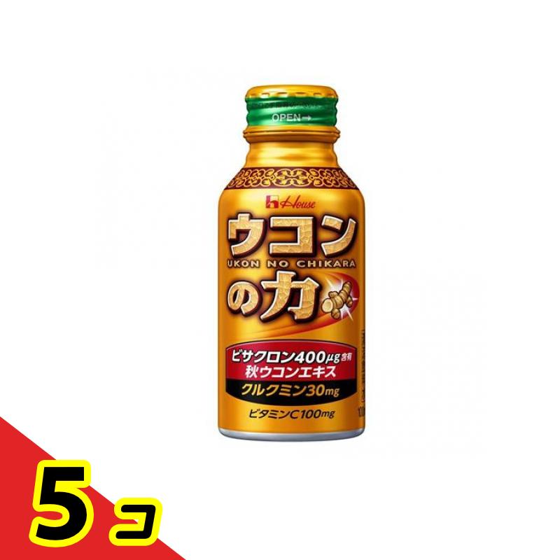 ハウスウェルネスフーズ ハウスウェルネスフーズ ウコンの力 ウコンエキスドリンク 100ml×5本 ボトル缶 ウコンの力 ウコンサプリメントの商品画像