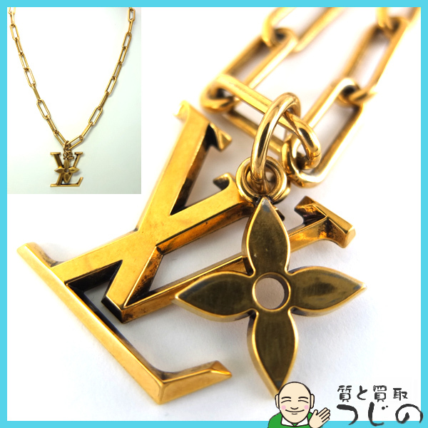 LOUIS VUITTON◆コリエ・LVフラワー　GLD/MP2890 LOUIS VUITTON コリエ LVフラワー MP2890 （ゴールド） ネックレス