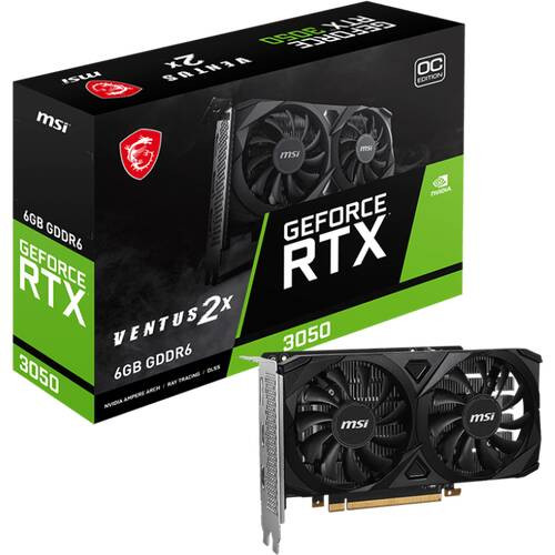 MSI GeForce RTX 3050 VENTUS 2X 6G OCの商品画像