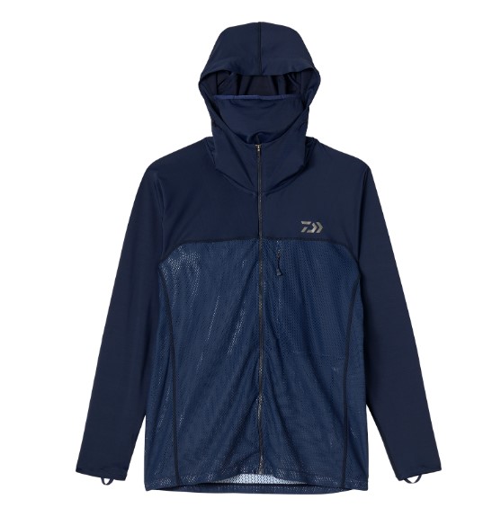 { Daiwa }DE-3524 ICEDRY= sun block jacket navy (M,L,XL)