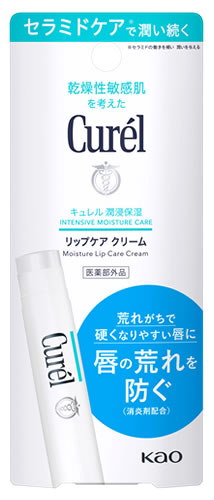  Kao kyureru lip care cream (4.2g) curel lip cream quasi drug 