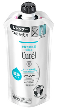  Kao kyureru shampoo .... for (340mL) for refill curel quasi drug 