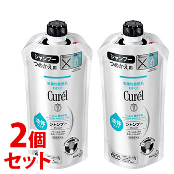 Kao 花王 キュレル シャンプー つめかえ 340ml×2個 Curel ヘアシャンプーの商品画像
