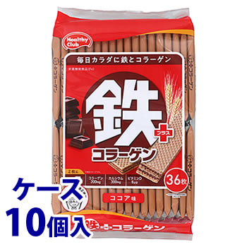 { case } is common octopus mf.kto iron plus collagen wafers (36 sheets )×10 piece nutrition function food * reduction tax proportion object commodity free shipping 