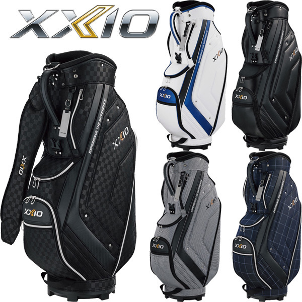 【新品】ゼクシオ XXIO GGC-X142 ゴルフバッグ ブラック ゼクシオ(XXIO) キャディバッグ 軽量スタンダードMCB GGC-X142