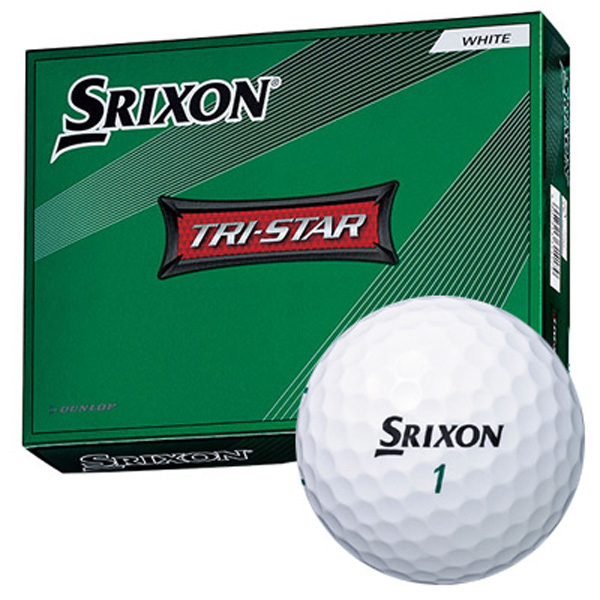 DUNLOP スリクソン TRI-STAR （ホワイト） 2022年モデル 1ダース SRIXON ゴルフボールの商品画像