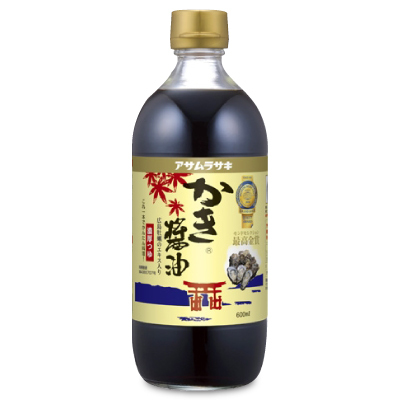 アサムラサキ アサムラサキ かき醤油 瓶 600ml × 1本 だし醤油の商品画像