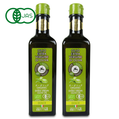 有機エキストラ・ヴァージン・オリーブオイル ドルチェ 500ml×2の商品画像
