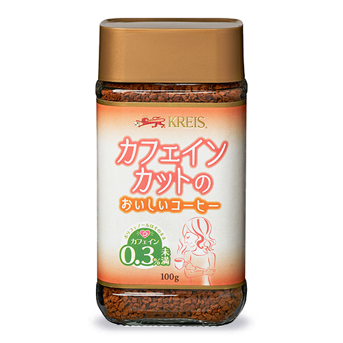 クライス カフェインカットのおいしいコーヒー 瓶 100g×1の商品画像