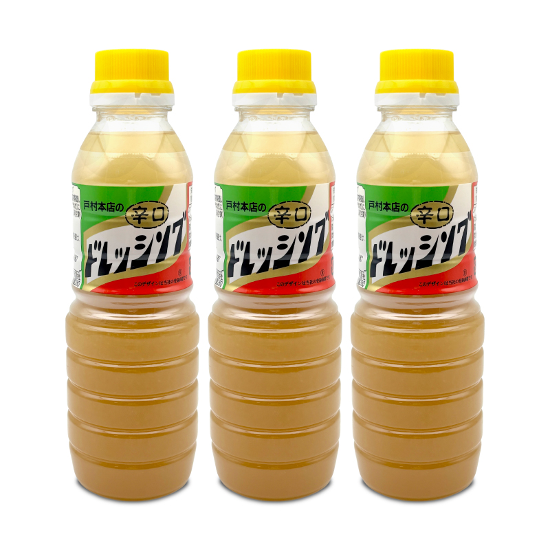 戸村フーズ ドレッシング（辛口）360ml ×3本の商品画像
