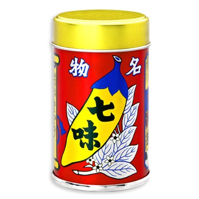 八幡屋礒五郎 七味 缶 14g×1個の商品画像