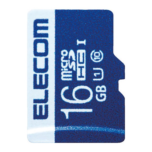 ELECOM MF-MSU11R MF-MS016GU11R （16GB） MicroSDメモリーカードの商品画像