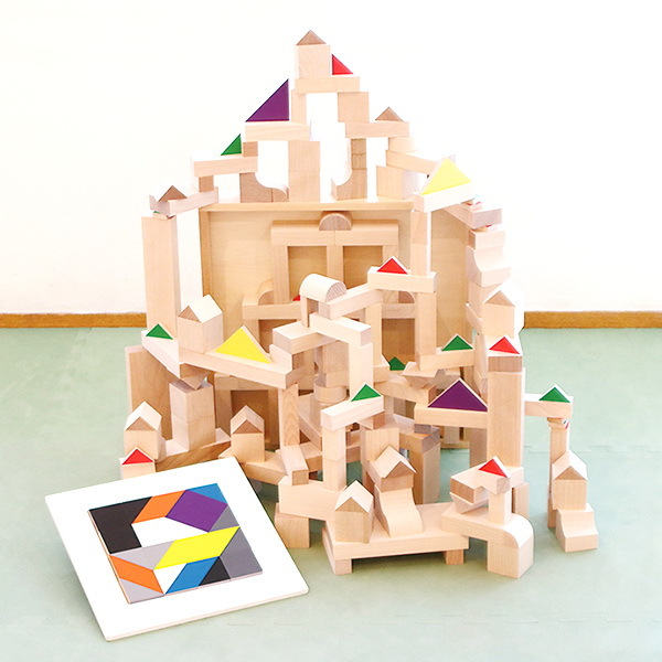 [ your order ].. pavilion WAKU-BLOCK JUMP loading tree playing set (3) respondent for set 2 -years old pass ~