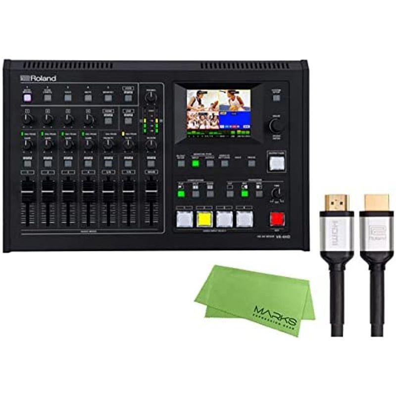  mixer Roland Roland - HD AV VR-4HD + RCC-3-HDMI + Mark s music Cross set 