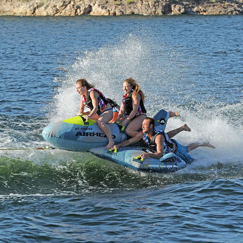  вода спортивный товар Airhead Jet Fighter | 1-4 Rider Towable Tube for Boating