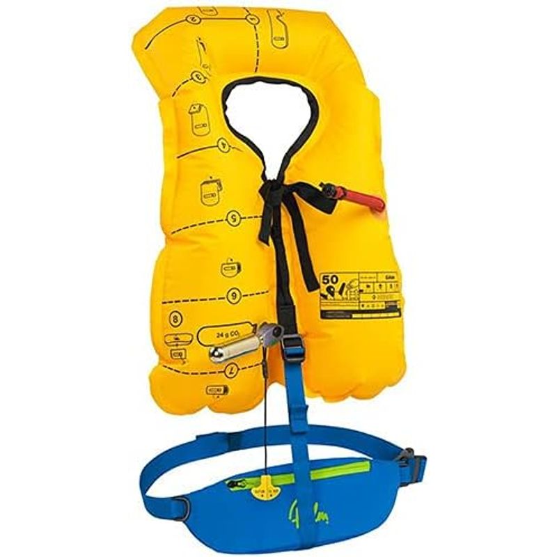  swim supplies pa-m(Palm) manual .. type life jacket red Fg ride Glide 11731