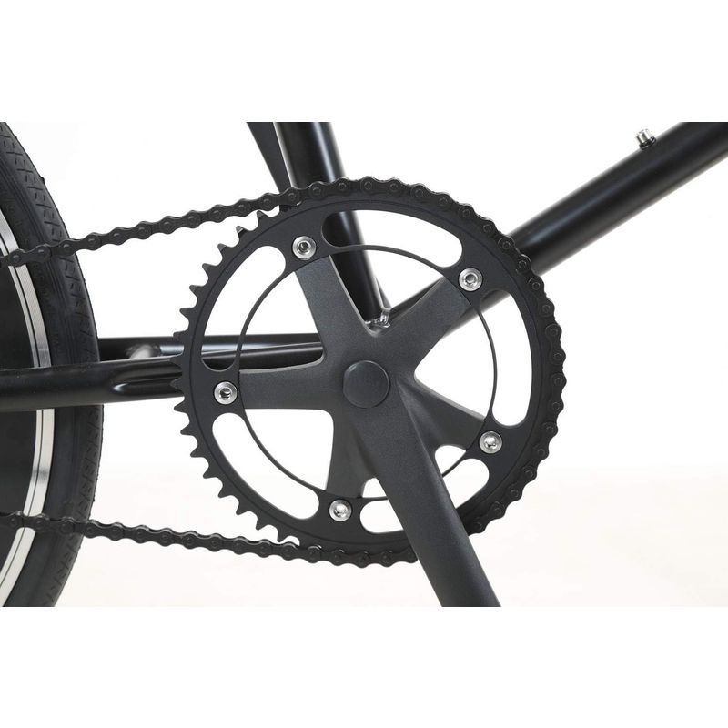 ANIMATO(ani mart ) mini bicycle CYCLOPS( rhinoceros black ps) 20 -inch single Speed A-33 ( mat black )