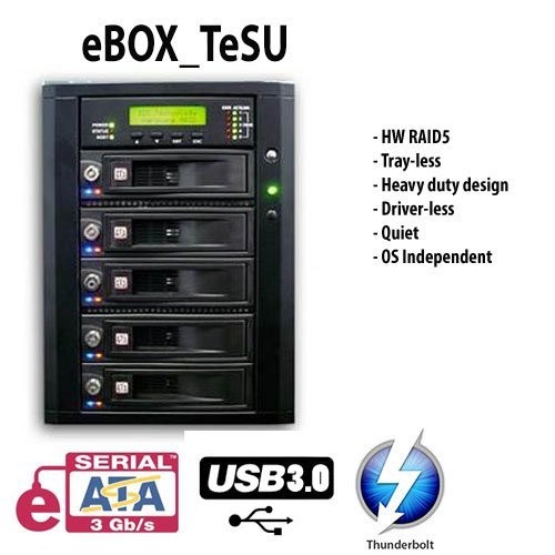 Thunderbolt | eSATA | 5.usb3?. 0?SATA trayless. Driverless аппаратное обеспечение Raid / JBOD