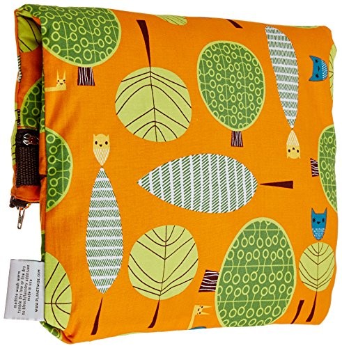 Planet Wise Wet/Dry Diaper Bag - Orange Woods by Planet Wise