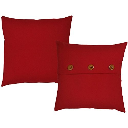 RoomCraft solid цвет slow подушка покрытие / подушка комплект 20x20 inches - Covers Only - Set of 2 P4S2
