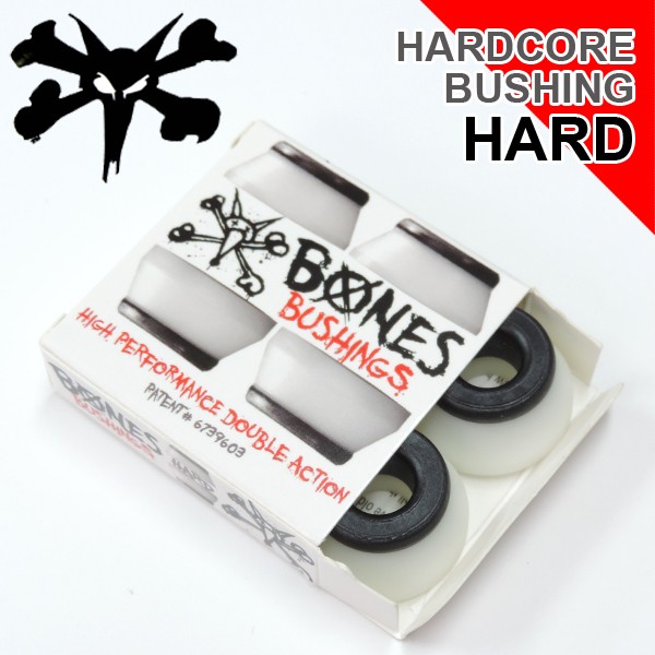  skateboard skateboard BONES BUSHING [BONES]bo-nz bush HARDCORE BUSHNGS HARD WHITE