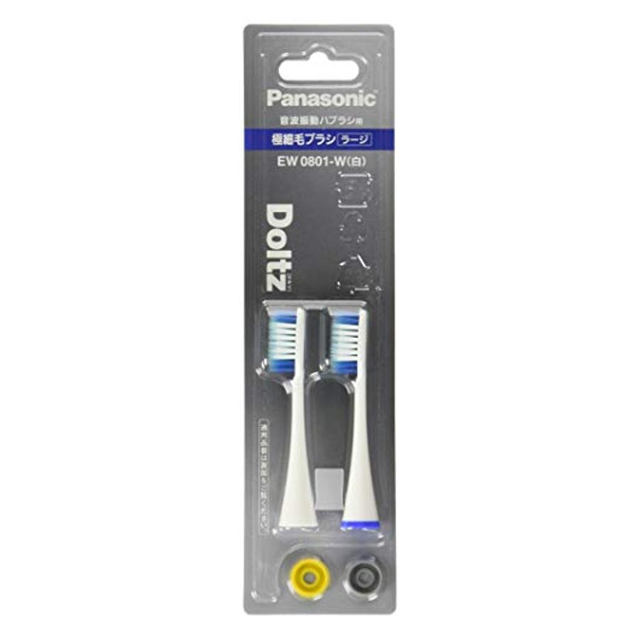  Panasonic EW0801-W белый заменяемая щетка Dolts первоклассный шерсть щетка Large 2 шт. комплект 