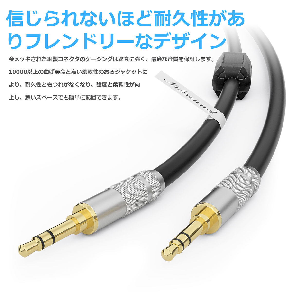 Nobsound Douk Audio 3.5mm аудио кабель стерео auxiliary AUX код позолоченный мужской - мужской 2M