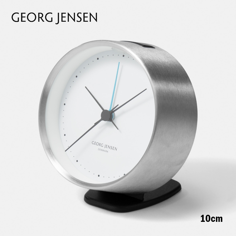 Georg Jensen HK アラームクロック 目覚まし時計 10cm 3587585