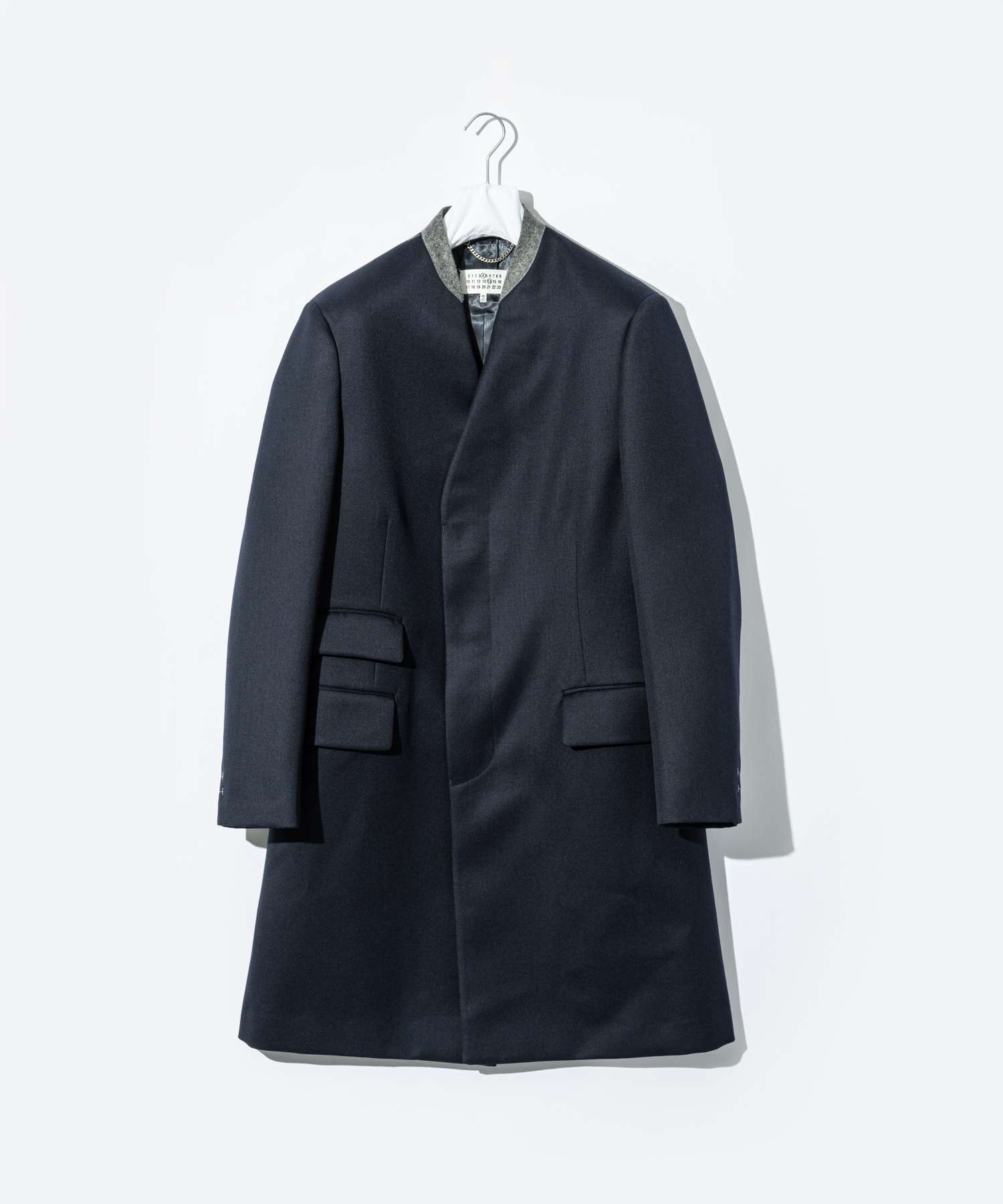  mezzo n Margiela MAISON MARGIELA SI1AA0001 S48109 пальто COAT мужской внешний шерсть kya Bally V шея no color Y шея 4 стежок одежда 