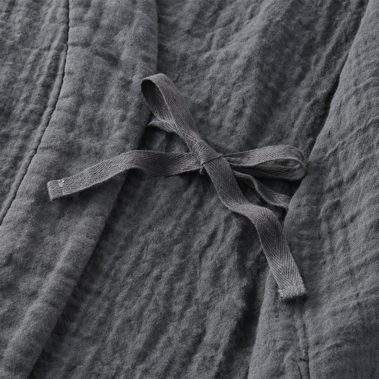 (SALE) салон одежда перо тканый было использовано UCHINO мармешлоу вафля марля свет мужской свободная домашняя одежда хлопок 100% осень-зима теплый uchino полотенце внутри . полотенце 