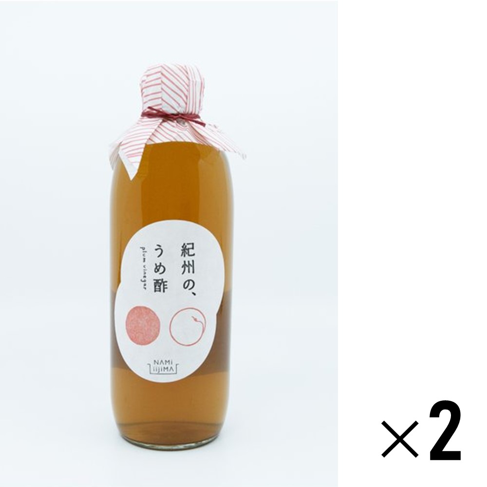 紀州の、うめ酢（飯島奈美さんプロデュース） 500ml ×2本の商品画像