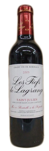 シャトー・ラグランジュ レ・フィエフ・ド・ラグランジュ 2005 375mlびん 1本 ワイン 赤ワインの商品画像
