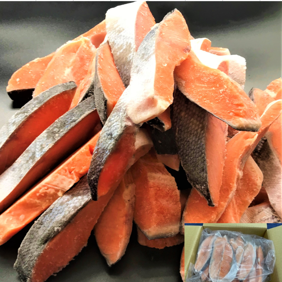 B class silver salmon cut ..1.0kg with translation factory direct delivery .. equipped B class B class silver salmon silver salmon salmon salmon cut . salt salmon roasting salmon roasting fish seafood new life support rose freezing .. present for 