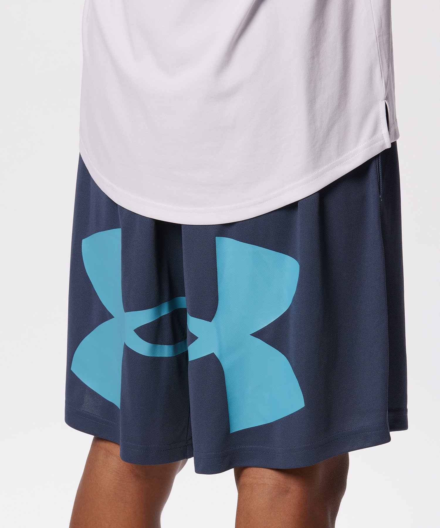 [40%OFF] официальный Under Armor UNDER ARMOUR мужской баскетбол шорты UA основа линия шорты ( большой Logo )ba Span шорты 