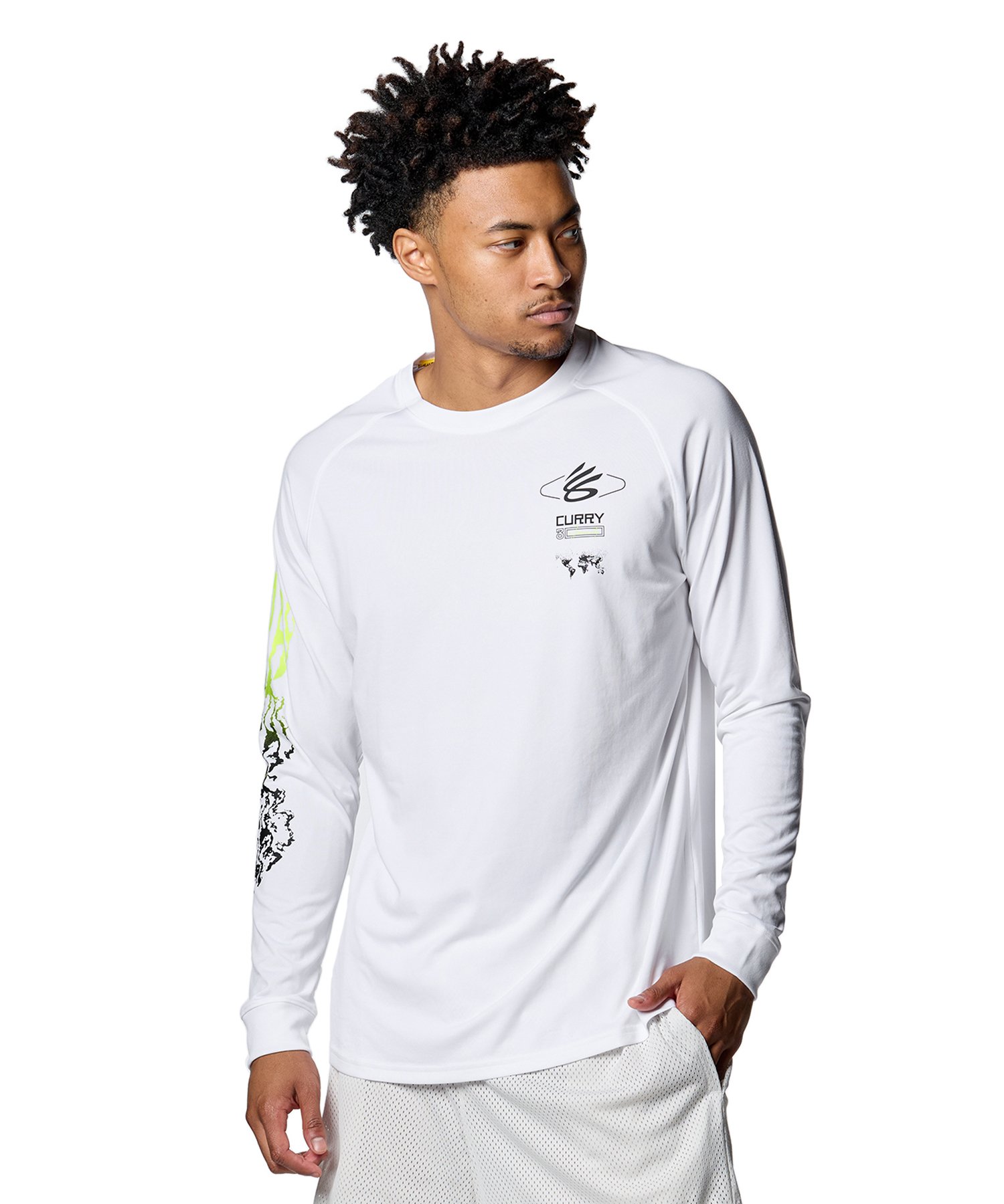 [30%OFF] официальный Under Armor UNDER ARMOUR мужской баскетбол ka Lee Tec графика длинный рукав футболка 1388346 День отца 