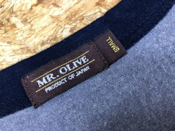  Mr. оливковый MR. OLIVE cut and sewn кардиган casual тонкий 2poke стрейч длинный рукав S темно-синий × серый темно-синий × серый мужской 