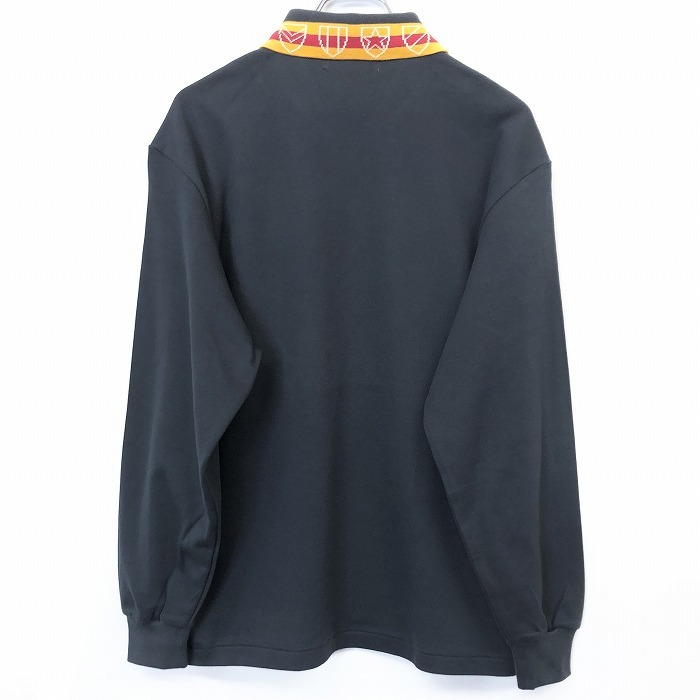  Munsingwear одежда Grand s Ram Munsingwear Grand Slam рубашка-поло футболка ткань Logo вышивка длинный рукав сделано в Японии хлопок 100% L темно-синий серия женский 