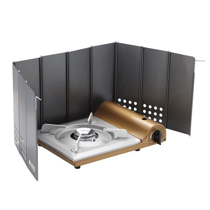 OUTDOOR LOGOS ロゴス 家庭用コンロ専用 風防deカセットコンロ 84704001 ウインドスクリーンの商品画像