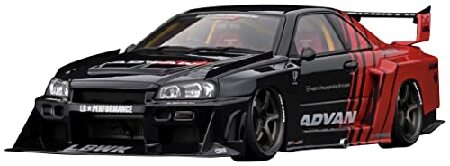 LB-ER34 Super Silhouette SKYLINE Black/Red （1/18スケール レジン