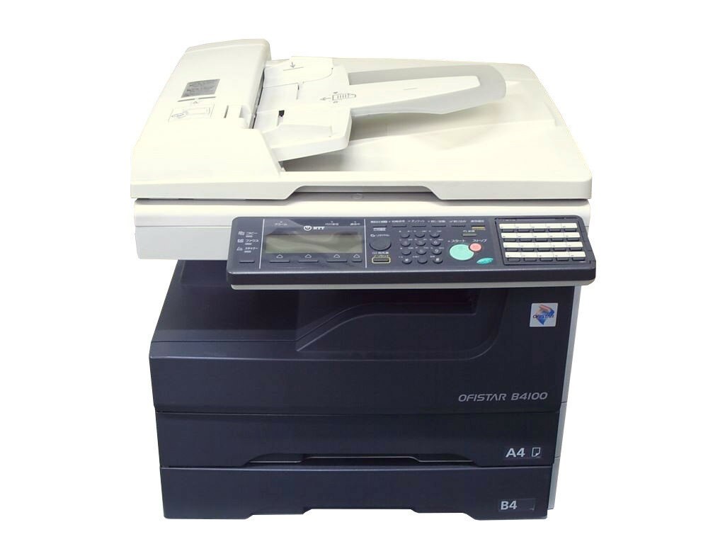  печать знак 23000 листов и меньше NTTFAX OFISTAR B4100 NTT многофункциональная машина принтер сканер A3 соответствует копирование [ б/у ]