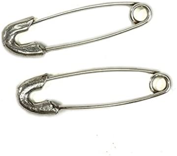  серебряный серьги 30mm модель ( большой L размер ) подлинный товар .... выходит .. безопасность булавка. серьги смешанные товары зажим серьги-гвоздики женский серьги ( серебряный )