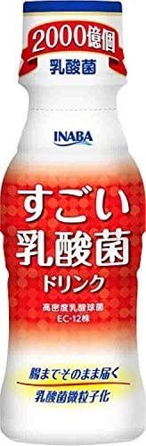 いなば食品 すごい乳酸菌ドリンク 100ml ペットボトル × 10本 乳飲料 、乳酸菌飲料の商品画像